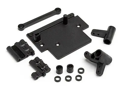 Hpi Racing - Esc Plate And Steering Bellcrank For Bullet And Wr8 Flux 1