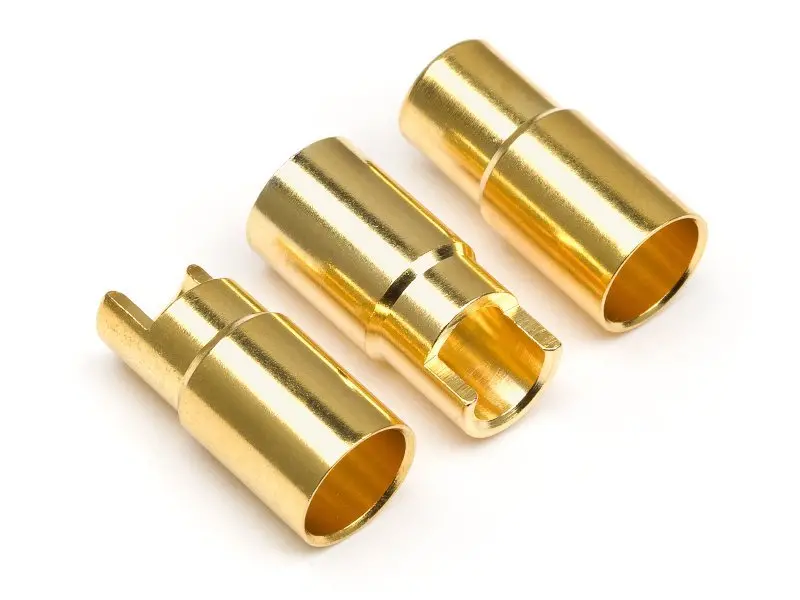 Hpi Racing - Female Gold Connectors (6.0Mm Dia) (3Pcs) 1