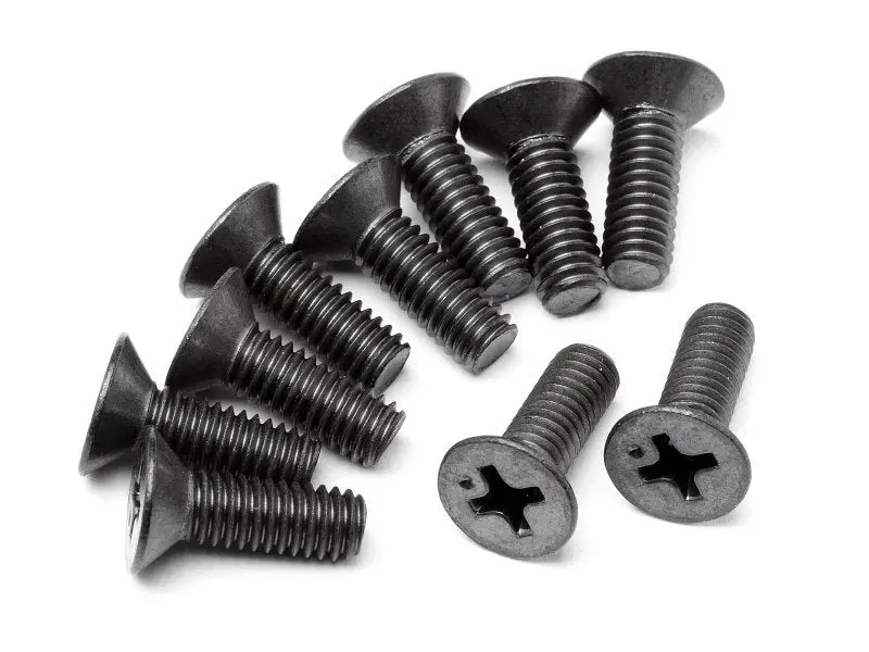 Hpi Racing - Flat Head Screw, 4X12mm, (6Pcs) 1
