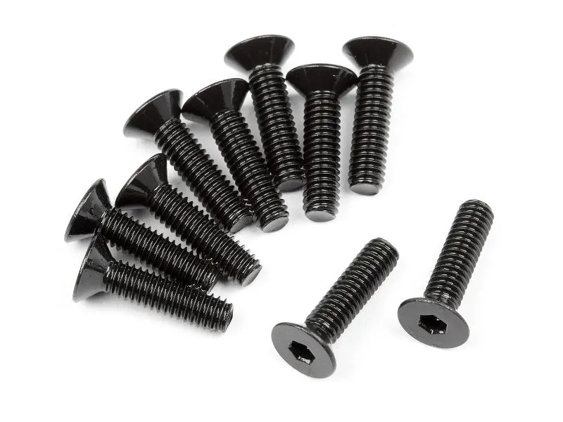 Hpi Racing - Flat Head Screw, M2.5X10mm, Hex Socket, (10Pcs), Venture 1
