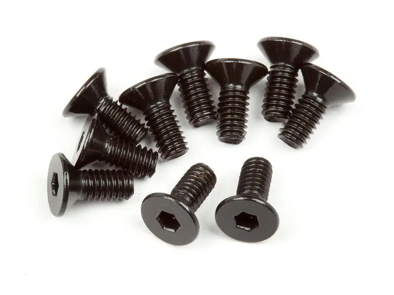 Hpi Racing - Flat Head Screw, M2.5X6mm, Hex Socket, (10Pcs) 1
