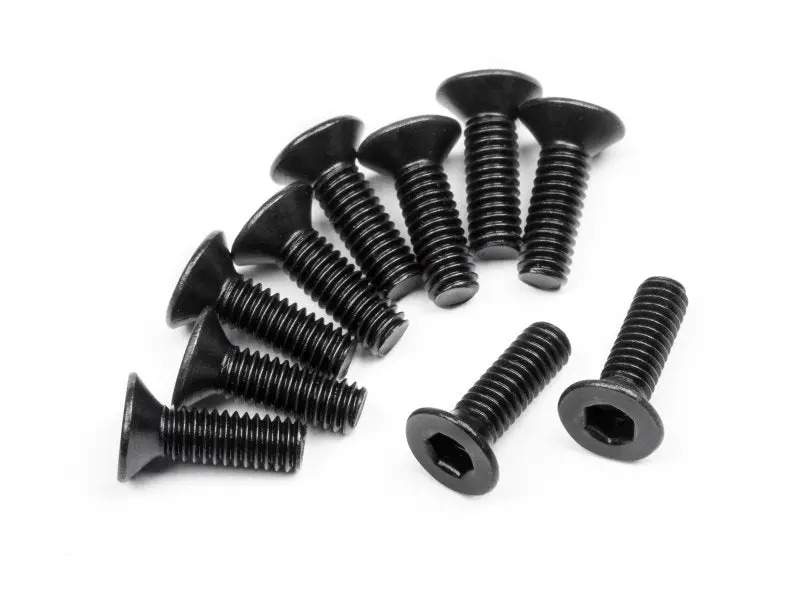 Hpi Racing - Flat Head Screw, M2.5X8mm, Hex Socket, (10Pcs), Rs4 Sport 3 1