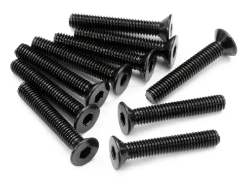 Hpi Racing - Flat Head Screw, M3x18mm, Hex Socket, (10Pcs) 1