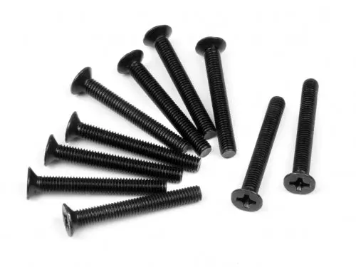 Hpi Racing - Flat Head Screw, M3x24mm, (10Pcs) 1