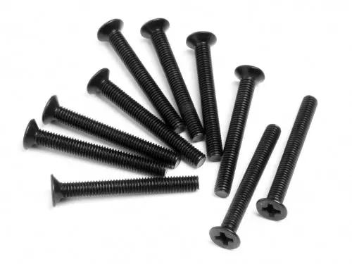 Hpi Racing - Flat Head Screw, M3x26mm, (10Pcs) 1