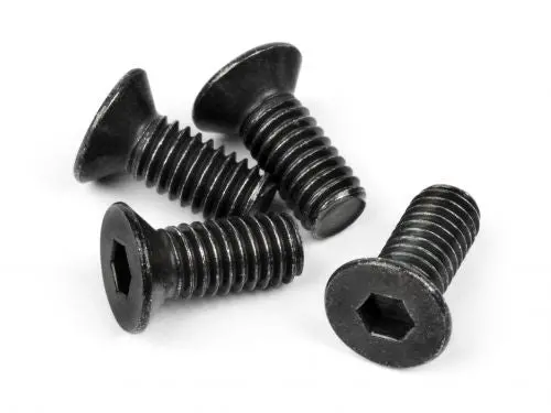 Hpi Racing - Flat Head Screw, M4x10mm, Hex Socket/Thin Type, (4Pc) 1