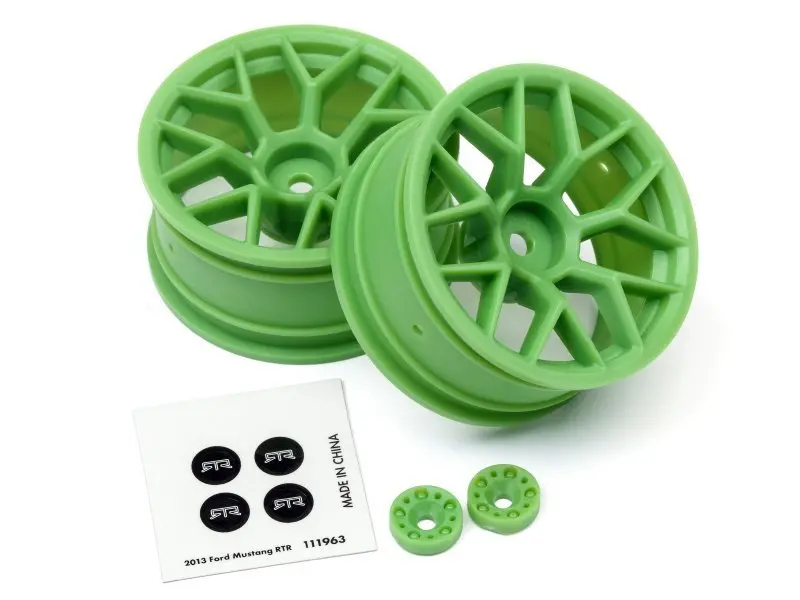 Hpi Racing - Green Rtr Wheel, 26Mm Width, 6Mm Offset (2Pcs) 1