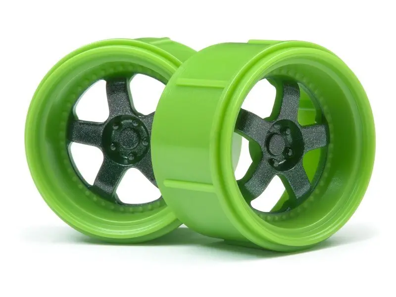 Hpi Racing - Green Work Meister S1 Wheel, For The Micro Rs4, (4Pcs) 1