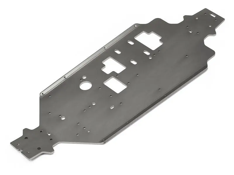 Hpi Racing - Gunmetal Main Chassis, For The Wr8 (3Mm) 1
