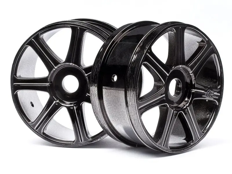 Hpi Racing - Hb Edge Wheel, Black Chrome, (2Pcs), 1/8 Buggy 1