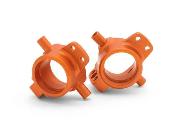 Hpi Racing - Hd Aluminum Front Hub Carrier (Orange/2Pcs), Cup Racer 1