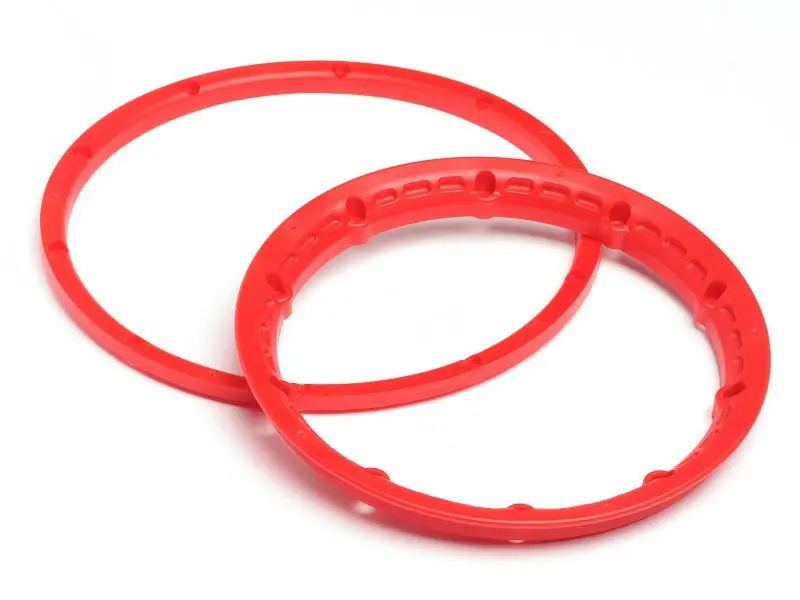 Hpi Racing - Heavy Duty Wheel Bead Lock Rings (Red/For 2 Wheels 1