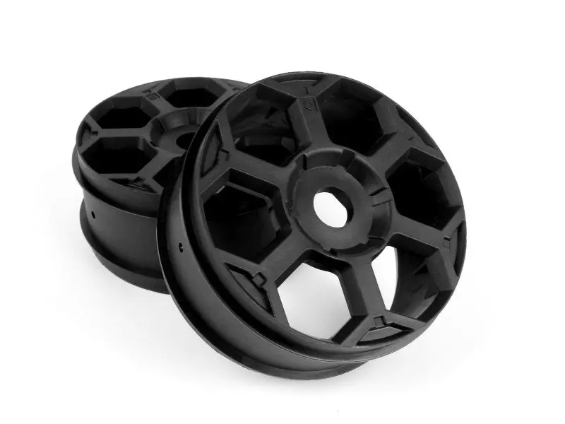 Hpi Racing - Hexcode 1/8 Buggy Wheels, Black (2Pcs) 2