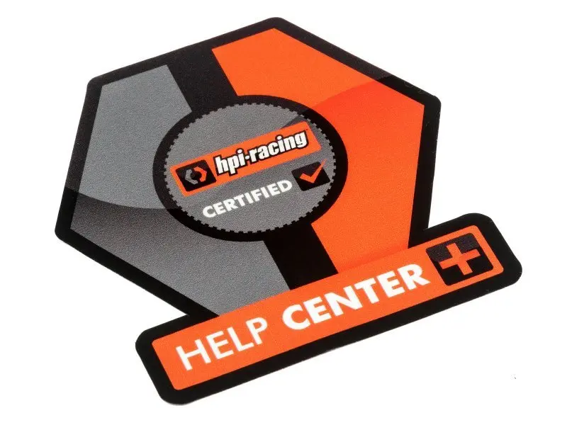 Hpi Racing - Hpi Help Center Shop Window Sticker 1