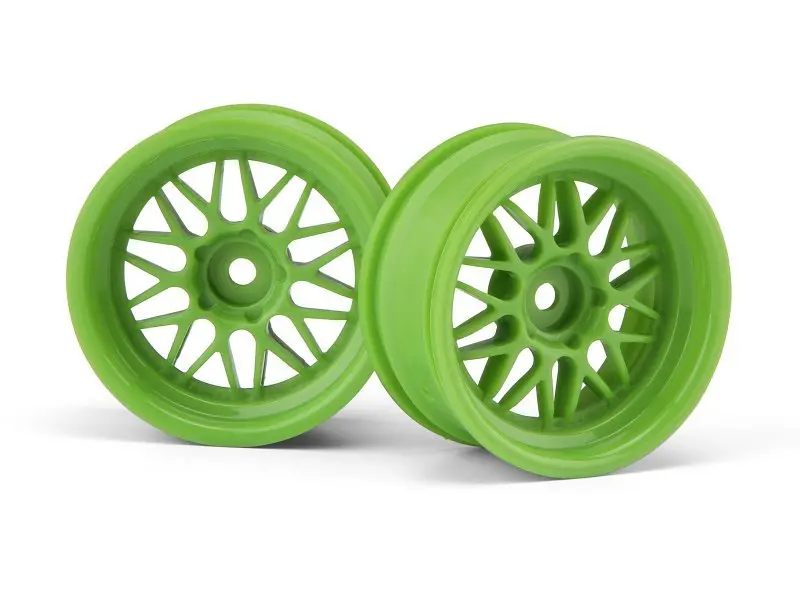 Hpi Racing - Hre C90 26Mm Wheels, 6Mm Offset, Green (2Pcs) 1