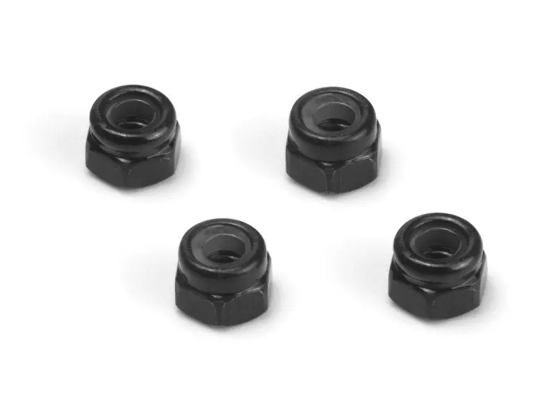 Hpi Racing - Lock Nut M2.5 (Black/4Pcs) 1