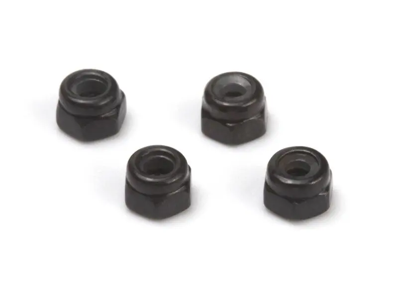 Hpi Racing - Lock Nut M2 (Black/4Pcs) 1