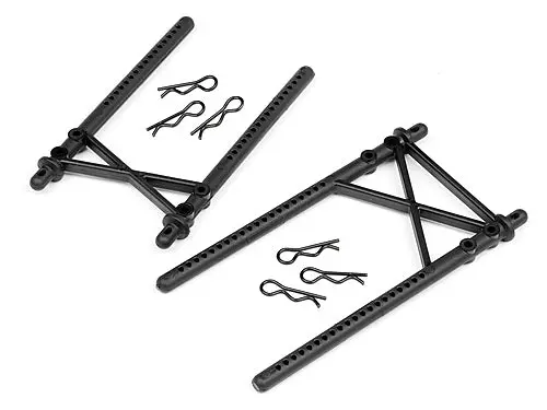 Hpi Racing - Long Body Mount Set, Wheely King 1