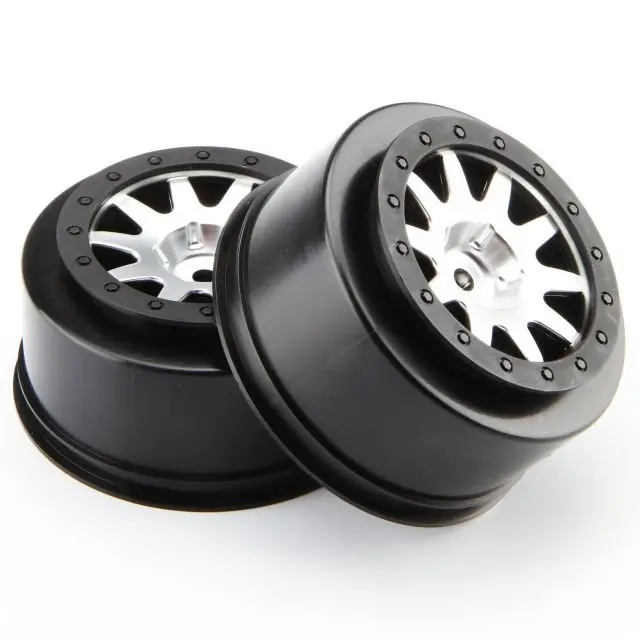 Hpi Racing - Mk.10 V2 Sct Wheels, Matte Chrome, 4.5Mm Offset (2Pcs) 1
