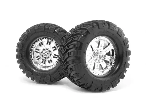 Hpi Racing - Mounted Super Mudders Tire, 155X85mm, (2Pcs), Savage (14Mm Hex) 1