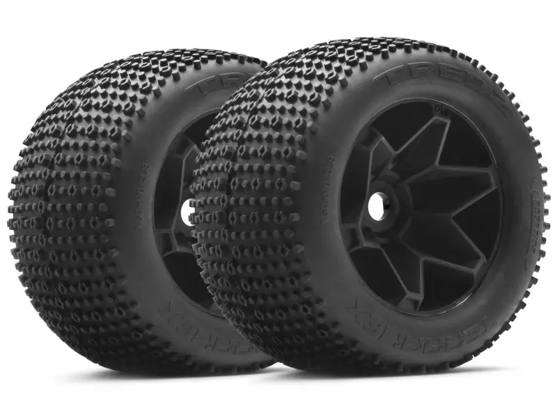Hpi Racing - Mounted Terrahex Tire On Havok Wheel (2 Pcs) For Savage 1