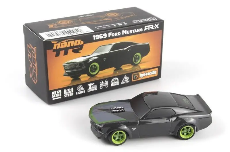 Hpi Racing - Nano-Ttr 1969 Ford Mustang Rtr-X - Car Only (Requires Hpi Tf-51 Transmitter) 1