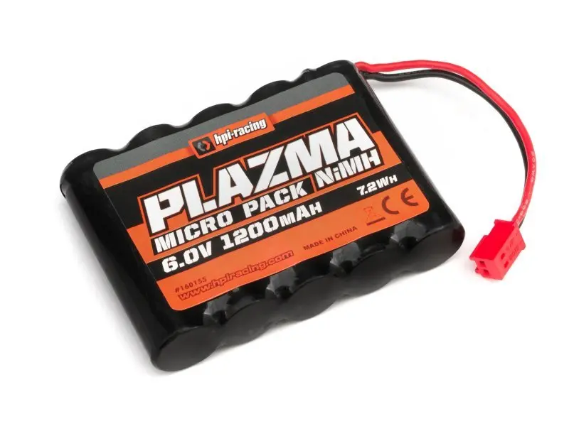 Hpi Racing - Plazma 6.0V 1200Mah Nimh Micro Rs4 Battery Pack 1