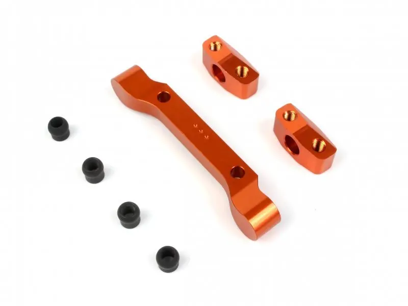 Hpi Racing - Precision Machined Anodized Aluminium Rear Pivot Block (3 Deg) 1