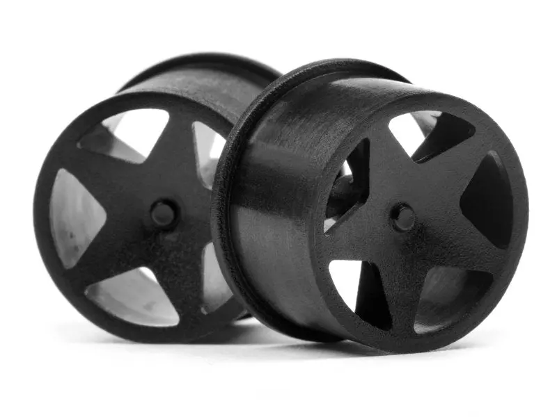 Hpi Racing - Q32 Super Star Wheel Set, Front And Rear, Black, 18X10/18X14 (4Pcs) 1