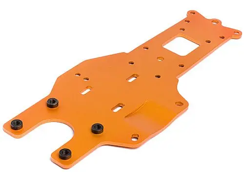 Hpi Racing - Rear Chassis Plate, Orange, Baja 5T/Ss 1