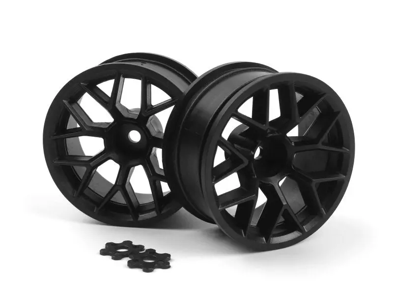 Hpi Racing - Rtr Wheel 26Mm Black 9Mm Offset, Pair For Sport 3 1