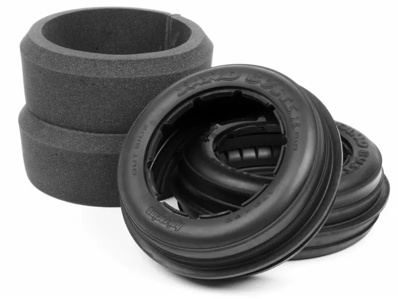 Hpi Racing - Sand Buster Rib Tire, M Compound, 170X60mm, (2Pcs), Baja 5B 2