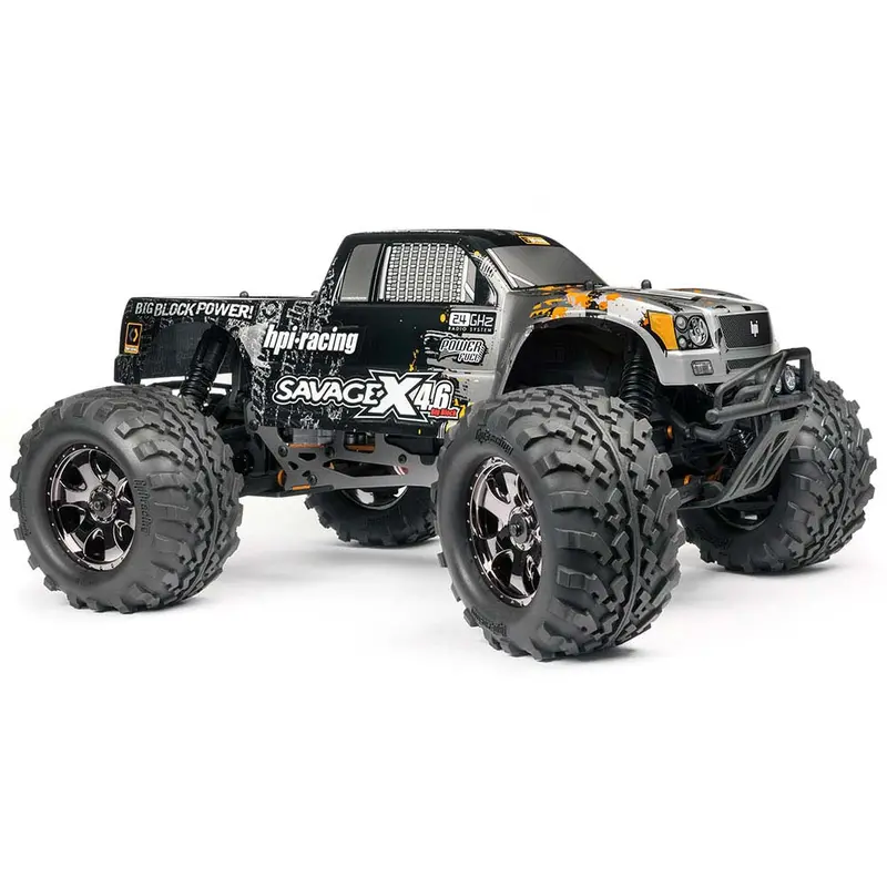 Hpi Racing - Savage X 4.6 Big Block Rtr, Nitro Powered Monster Truck, 1/8 Scale, 4X4, W/ A 2.4Hz Radio System 1