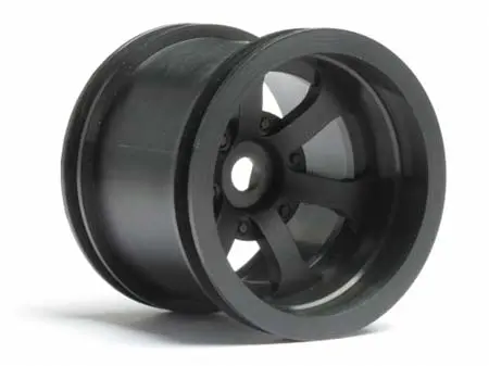 Hpi Racing - Scorch 6-Spoke Wheel, Black, 55X50mm, (2Pcs) 1