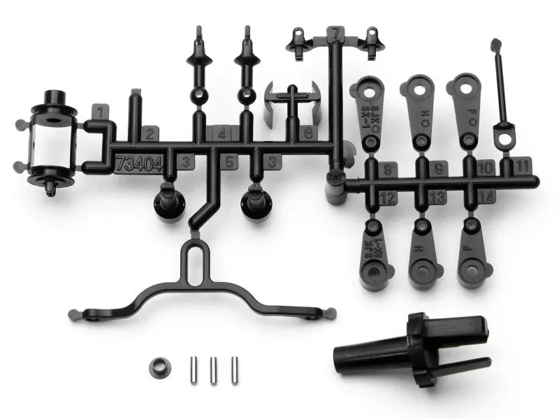 Hpi Racing - Servo Arm Set, Front Driveshafts, Diff Output Cups, Micro Rs4 1