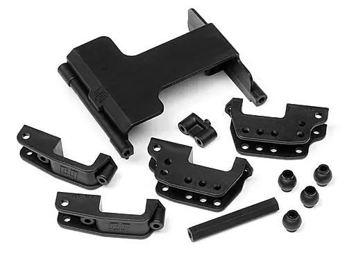 Hpi Racing - Servo Mount/High Link Bracket Set (Wheely King) 1