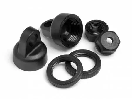 Hpi Racing - Shock Cap And Preload Collar Set - Blitz/Firestorm 1