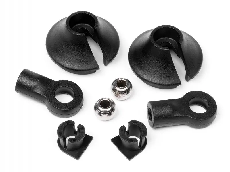 Hpi Racing - Shock End/Shock Spring Retainer Set, Vorza Flux 1