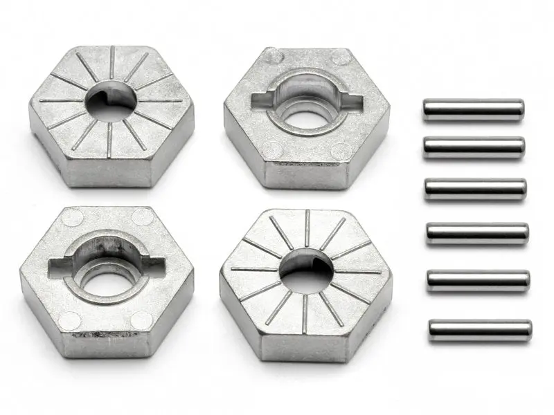 Hpi Racing - Silver Hex Wheel Hub, 17Mm, (4Pcs), Savage X 1