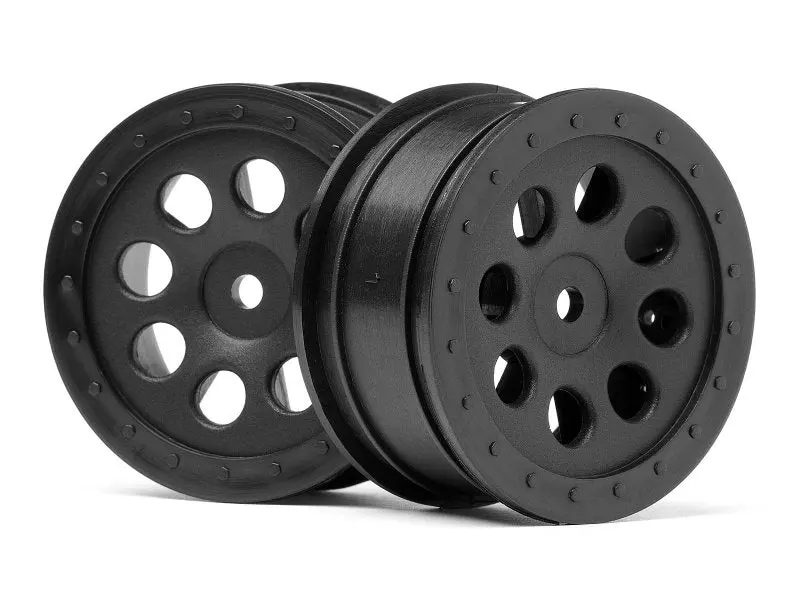 Hpi Racing - St-8 Wheel, Black, 0Mm Offset, (2Pcs) 1