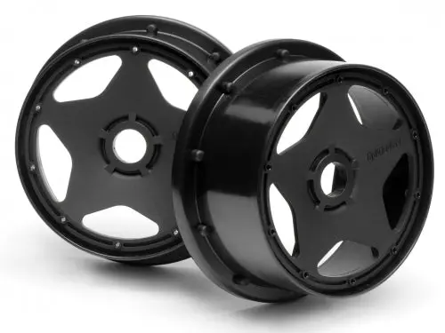 Hpi Racing - Super Star Wheel, Black, 120X60mm, (2Pcs), Baja 5B 1