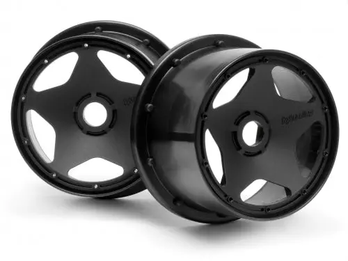 Hpi Racing - Super Star Wheel, Black, 120X75mm, (2Pcs), Baja 5B 1