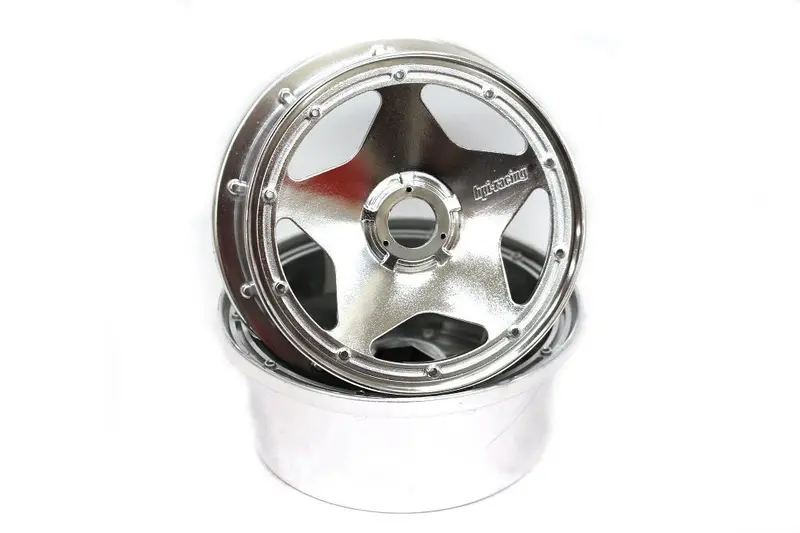 Hpi Racing - Super Star Wheel, Shiny Chrome, 120X60mm, (2Pcs), Baja 5B 1