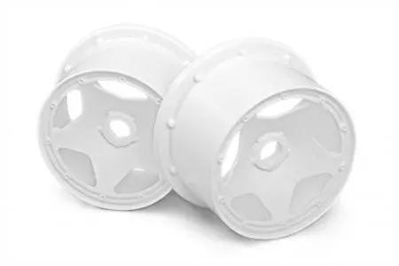 Hpi Racing - Super Star Wheel, White, 120X75mm, (2Pcs), Baja 5B 1