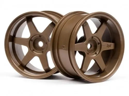 Hpi Racing - Te37 Wheel, 26Mm, Bronze, 6Mm Offset, Fits 26Mm Tire 1