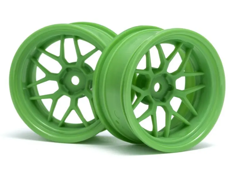 Hpi Racing - Tech 7 Wheel, Green, 52X26mm, 9Mm Offset, (2Pcs) 1
