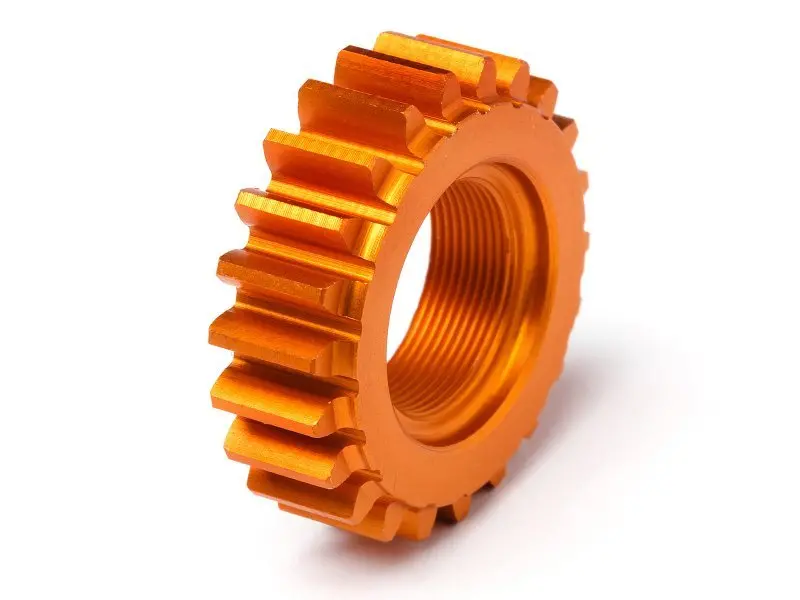 Hpi Racing - Threaded Pinion, 22 Tooth X12mm (1M), Orange, Nitro 3 1