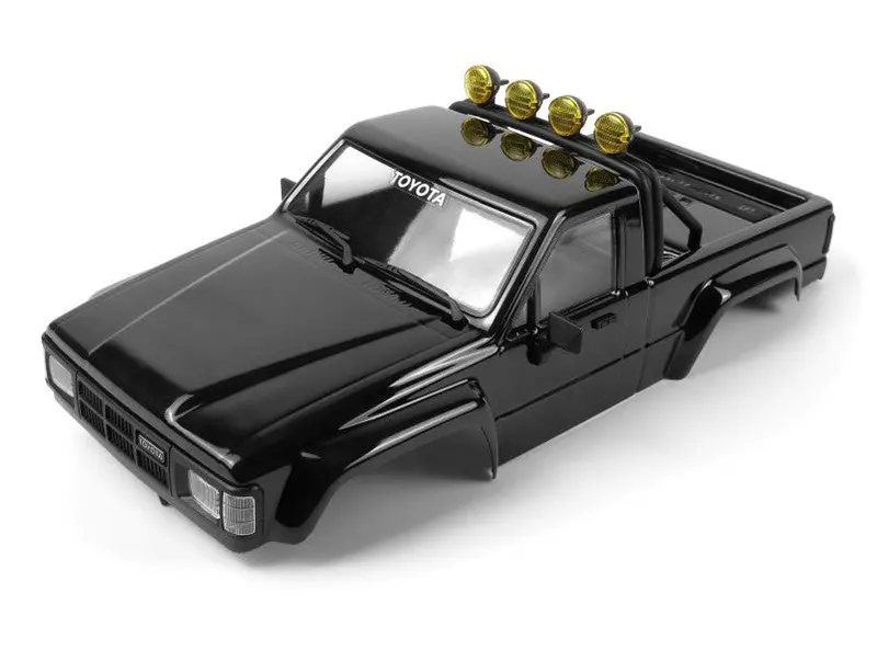 Hpi Racing - Toyota Hilux Sr5 Painted Body - Black For Venture18 1
