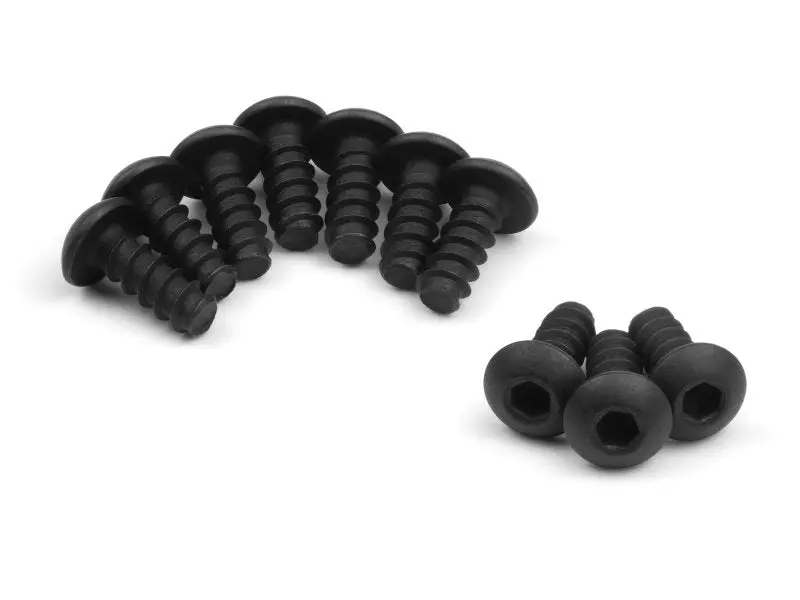 Hpi Racing - Tp.Button Head Screw M2x6mm (Hex Socket/10Pcs) 1