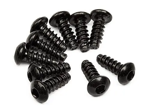 Hpi Racing - Tp Button Head Screw, M3x8mm, Hex Socket, (10Pcs) 1